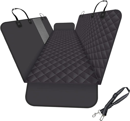 GXT Dog Back Seat Cover Protector for Cars SUV and Trucks with Mesh Window, Scratchproof Nonslip and Waterproof Material
