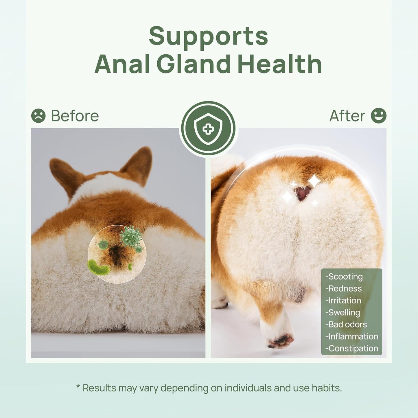 HICC PET Wipes for Dogs & Cats, Vet Recommended Cleansing Deodorizing & Soothing Allergy Infections Anal Gland Wipes with Coconut Oil, Dog Wipes for Cleaning Butt Paw, Remove Small Animal Coat Stain