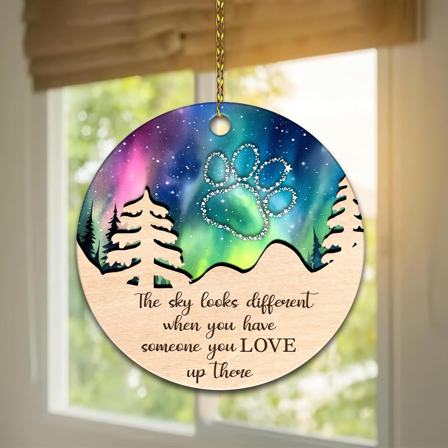 Hyturtle Pet Memorial Suncatcher Gifts for Loss of Dog Cat - Pet Loss Suncatcher - Dog Memorial Gifts for Loss of Dog, Dog Cat Memorial Ornament Loss of Pet Sympathy Gift - Pet Passing Away Gifts