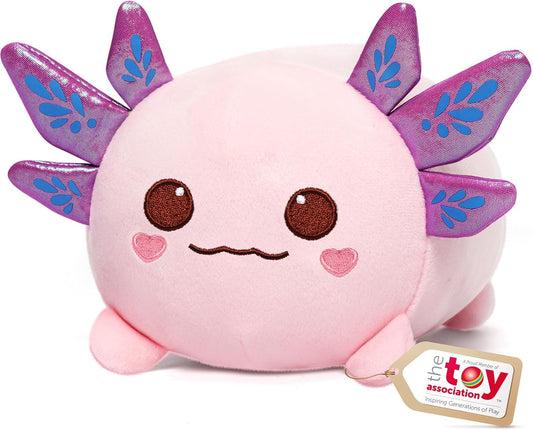 Axolotl Plush, Cute Pink Axolotl Stuffed Animal, Soft Plushies Cuddle Pillow, Anime Plushie Doll, Cute Stuff Toys Gift for Girls, Boys and Males (8 Inch)