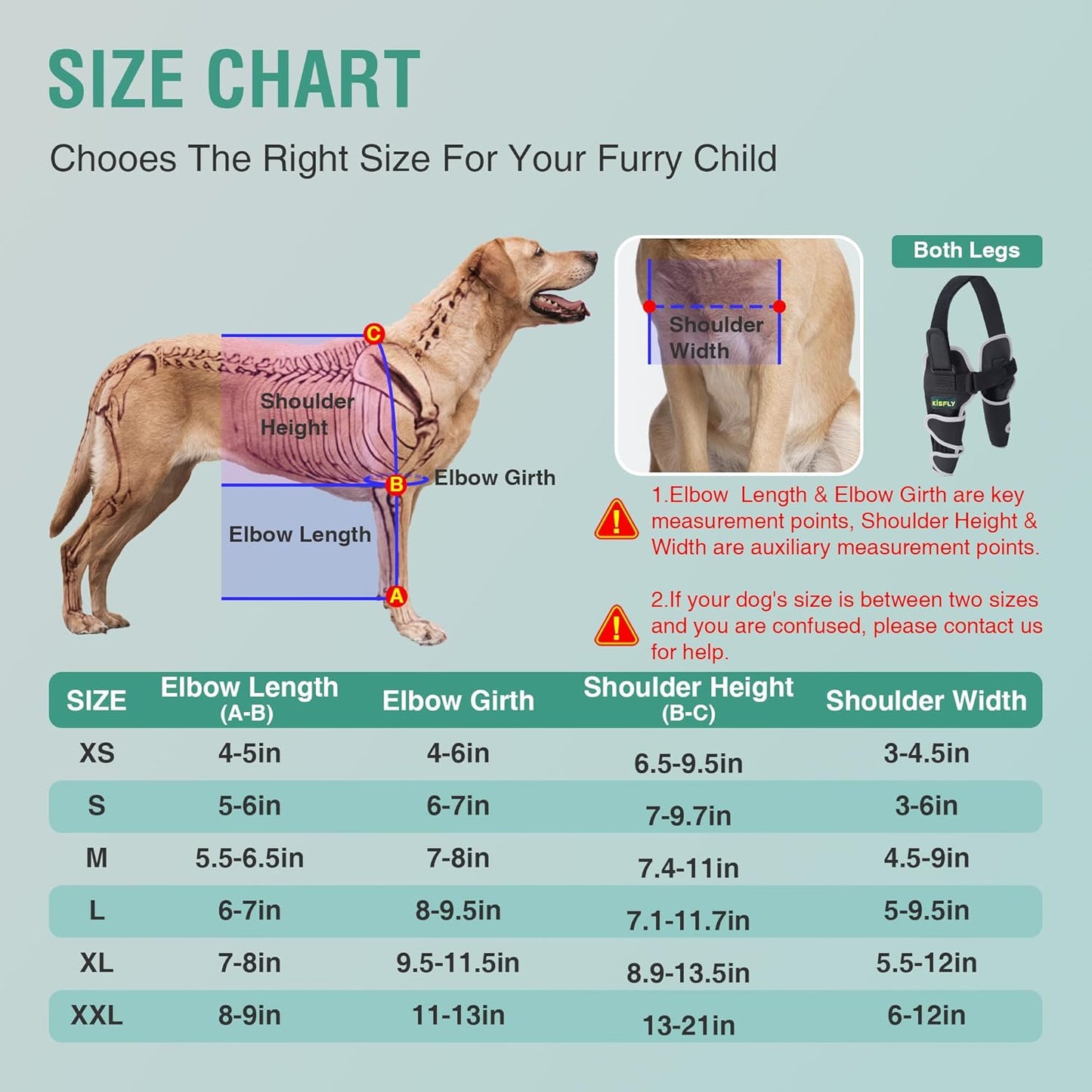 Dog Elbow Protector for Osteoarthritis Canine Elbow and Shoulder Support Dysplasia Elbow Calluses Pressure Sores Dog Front Leg Brace for Better Recovery with Reflective Both Legs XL