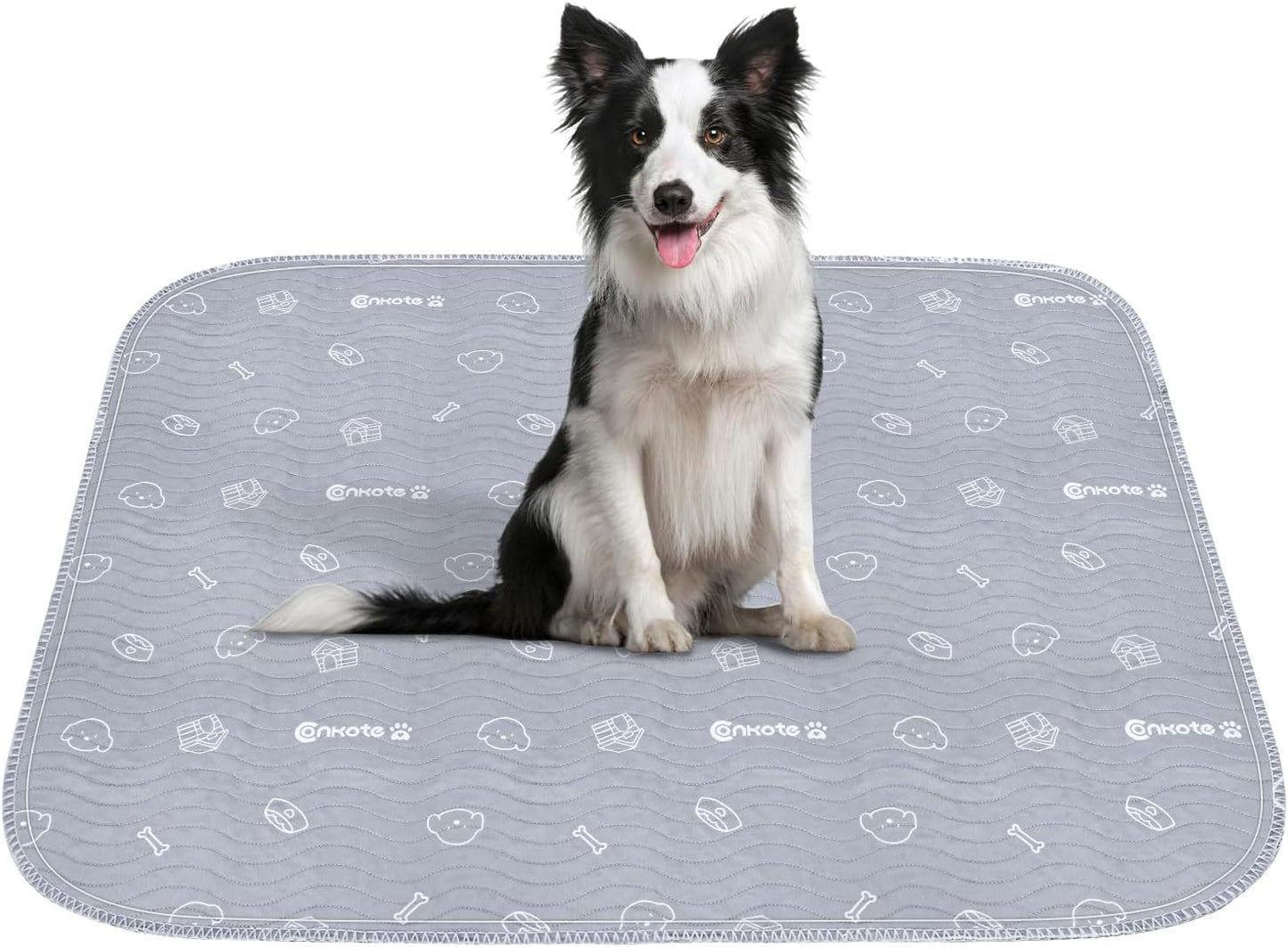 Dog Washable Pee Pads, 36"x41" Super Absorbent Reusable Puppy Pad Non-Slip Dog Playpen Mat Waterproof for Puppy Training, Potty, Playpen,Incontinence