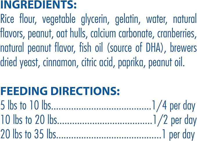 N-Bone Puppy Teething Rings Peanut Butter Flavor Dog Treat, 6 Count Bag, 7.2-oz