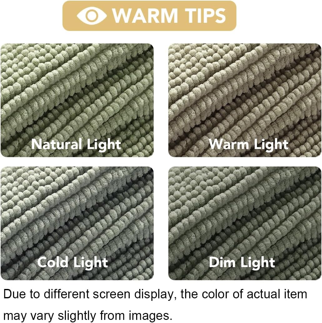 H.VERSAILTEX Plush Chenille Couch Cover for Dogs Pets Blanket for Bed Anti-Slip Soft and Durable Furniture Protector for Small Medium Large Cats Washable (52" x 82", Sage)