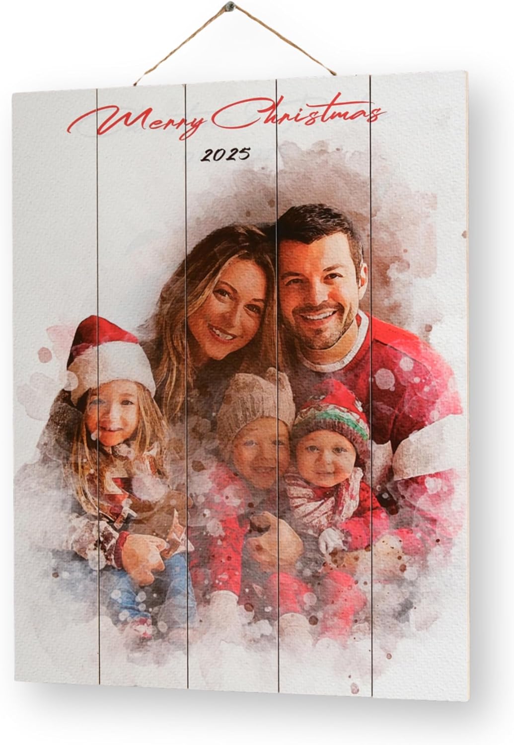 Personalized Valentine’s Day Gift for Him or Her, Custom Wooden Picture Print, Your Photo Printed on Real Wood, Rustic Wall Decor, Couple Photo Frame, Custom Photo on Wood