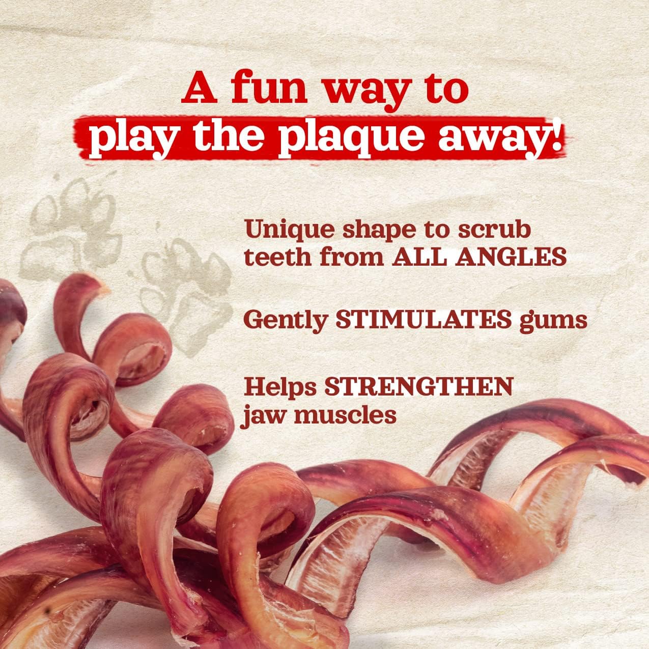 Natural Farm Odor-Free Curly Bully Sticks, (5-6 Inch, 5 Pack), Fully Digestible, 100% Beef Pizzle Chews, More Engagement & Fun, Grass-Fed, Non-GMO, Fully Digestible - Best for Small & Medium Chewers