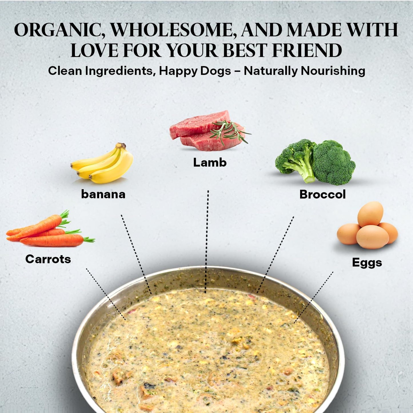 Healthy Dogma PetMix Dehydrated Lamb Dog Food, Clean Ingredient Food - No Preservatives, Homemade Food (Lamb,10 lbs)