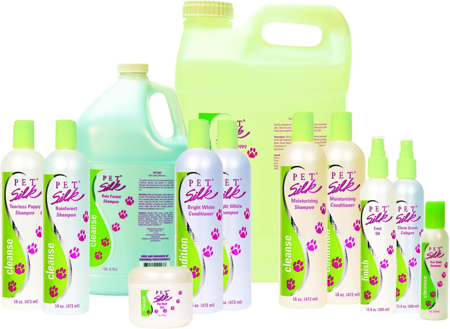 Pet Silk White Rose Water 11.6oz Face Wash, Relaxing Solution Made with Rose Extract, Help Scrub The Day Away While Hydrating Your pet's face, Infused with Silk and Rose Extract!