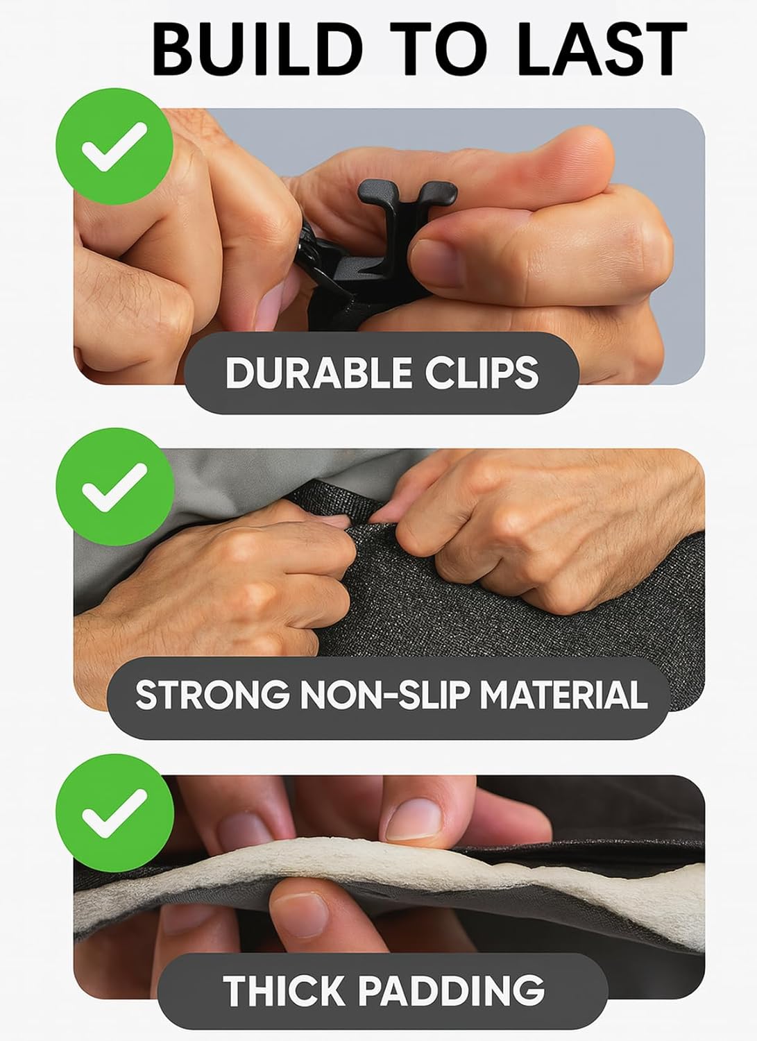 Waterproof Dog Car Seat Cover for Back Seat, Split Car Seat Covers for Dogs, Pet Backseat Cover for Dogs in Car, Nonslip Car Seat Protector, Seat Covers for Cars SUV Truck,seat Belt