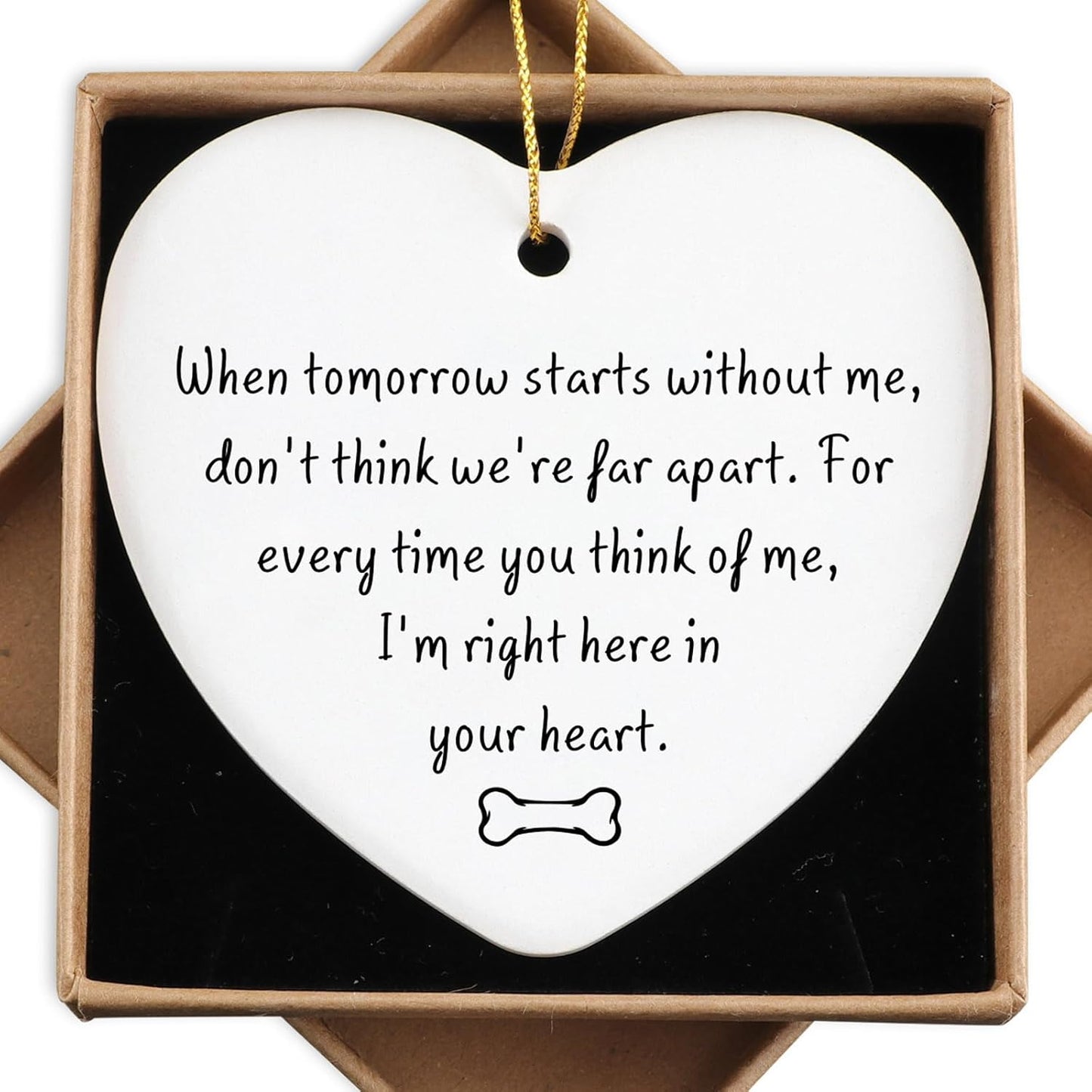 Pet Memorial Gifts for Dogs Ornament Keepsake Sign Heart Plaque Condolence Gift Dog Pet Loss Gift Bereavement Gifts Loss of Dog Sympathy Gift Remembrance Gift