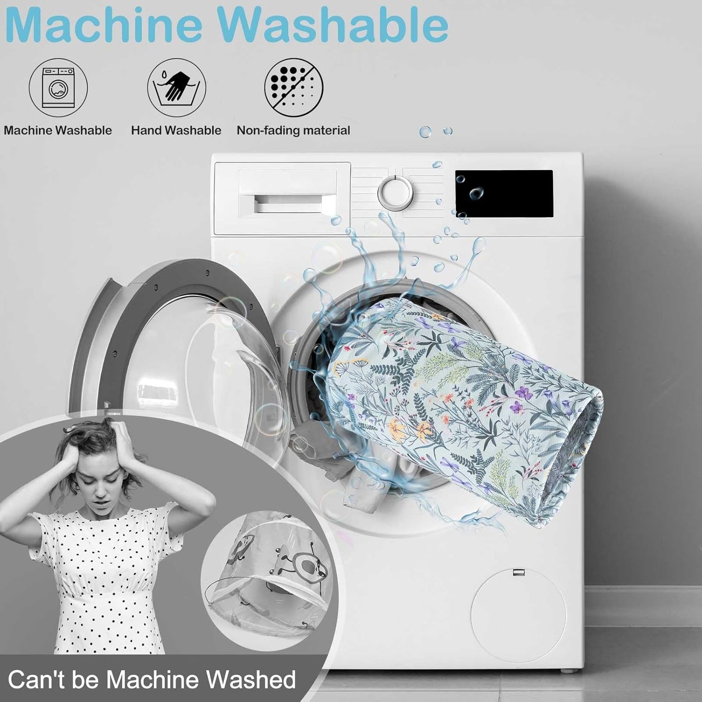 Glittme Guinea Pig Tunnel Washable Guinea Pigs Hideout Portable Rabbit Tunnels Soft Ferret Tunnel for Playing Resting Guinea Pig Accessories for Hedgehogs, Hamster, Flowers and Leaves