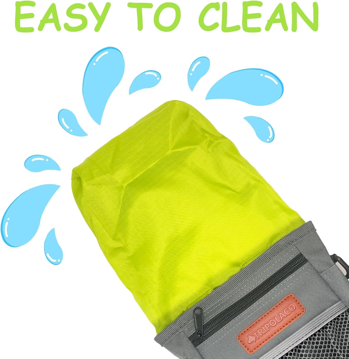 Dog Treat Pouch, Large Treat Pouches for Pet Training with Multiple Pockets, Built-in Poop Bag Dispenser & Phone Holder, 3 Wear Styles, Ideal Dog Treat Bag for Training & Walks