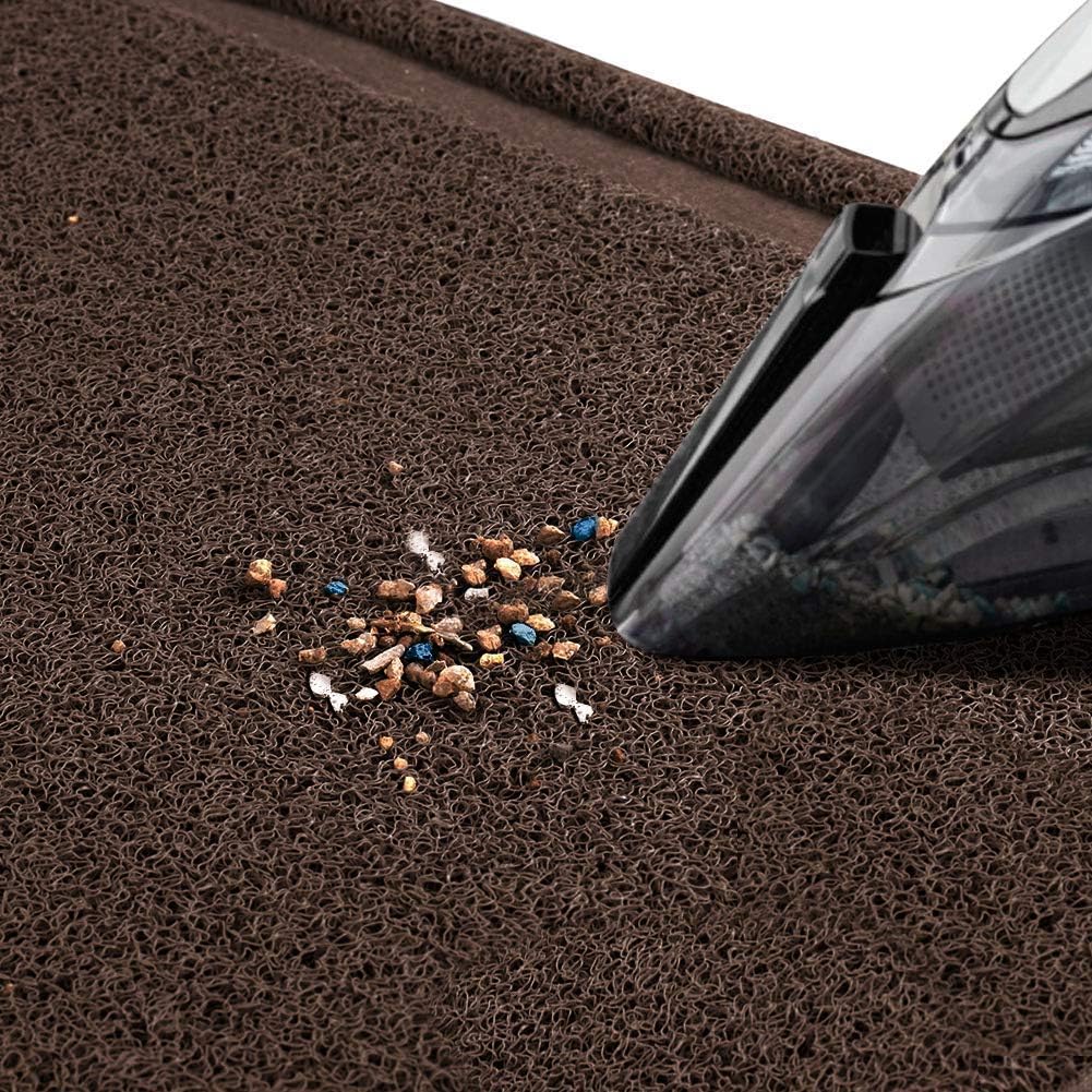 Darkyazi Pet Feeding Mat Large for Dogs and Cats,24"×36" Flexible and Easy to Clean Feeding Mat,Best for Non Slip Waterproof Feeding Mat (Coffee)