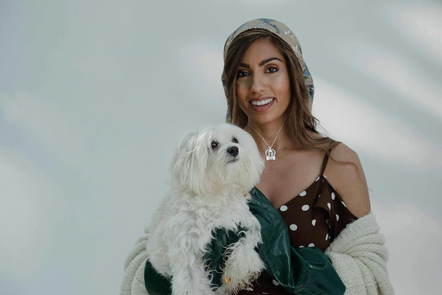 CharmSStory Personalized Photo Necklaces Custom Engraved Name Necklace Memory Keepsake Picture Necklace Pendant Customized Gifts for Women Men