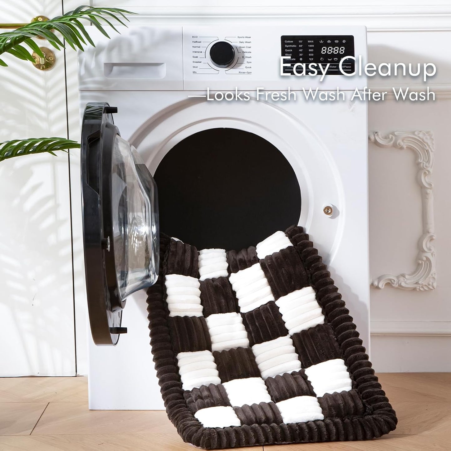 Dog Bed for Car, Pet Travel Backseat Mat for Vehicle SUV Truck Jeep Automobile, Large Washable Foldable Non-Slip Fuzzy Soft Comfortable Cozy Extender Protector Cover Pad, Black, 24.8x54 in