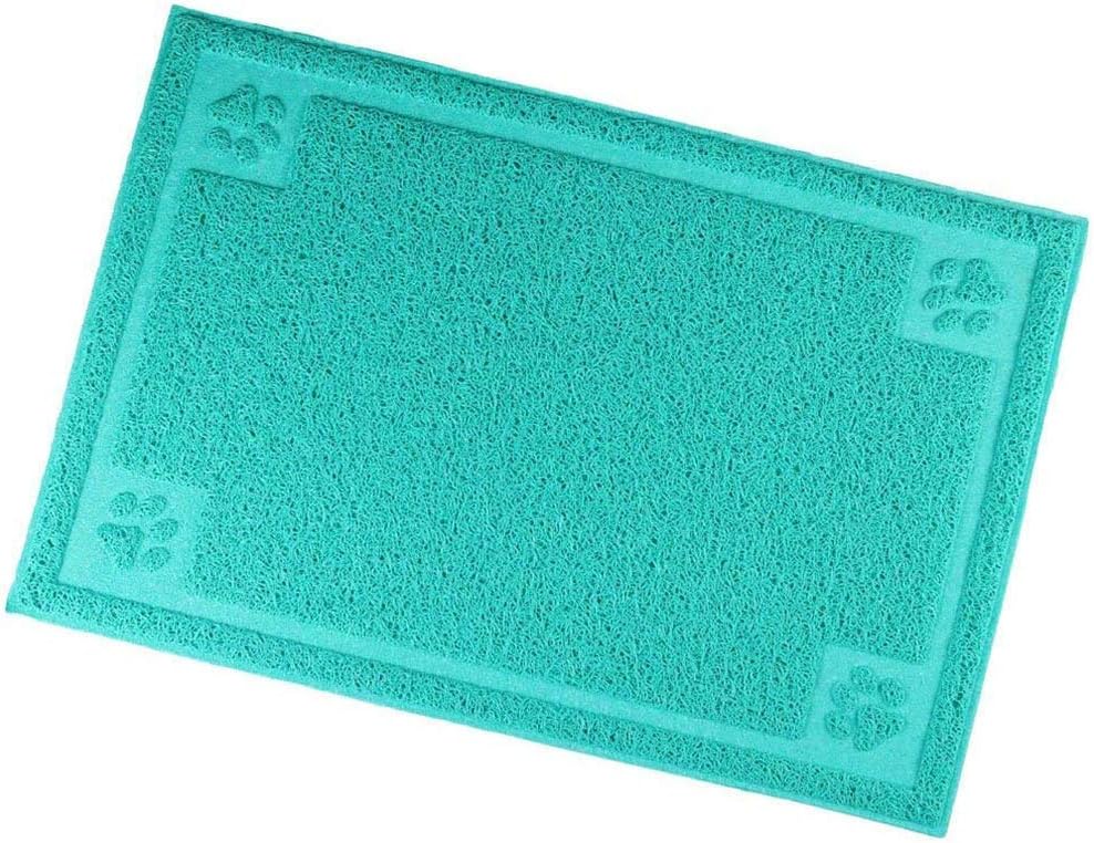 Darkyazi Pet Feeding Mat Large for Dogs and Cats,24"×36" Flexible and Easy to Clean Feeding Mat,Best for Non Slip Waterproof Feeding Mat (Lake Blue)