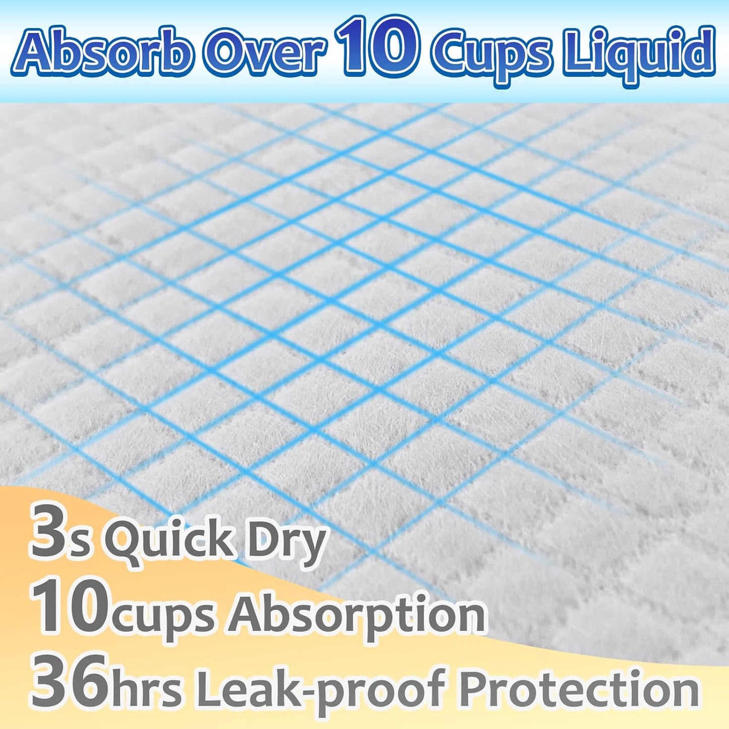 Dog Pee Pads Extra Large, 30 Count Thicken Absorbent for Dogs, 28"x34" Disposable Urine Bed for Doggy, Potty for Doggie, XL Puppy, Piddle X-Large for Travel