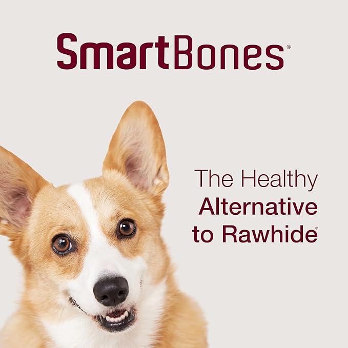 SmartBones Smart Kabobz, Treat Your Dog to a Rawhide-Free Chew Made With Real Chicken, Pork and Duck 18 Count (Pack of 1)