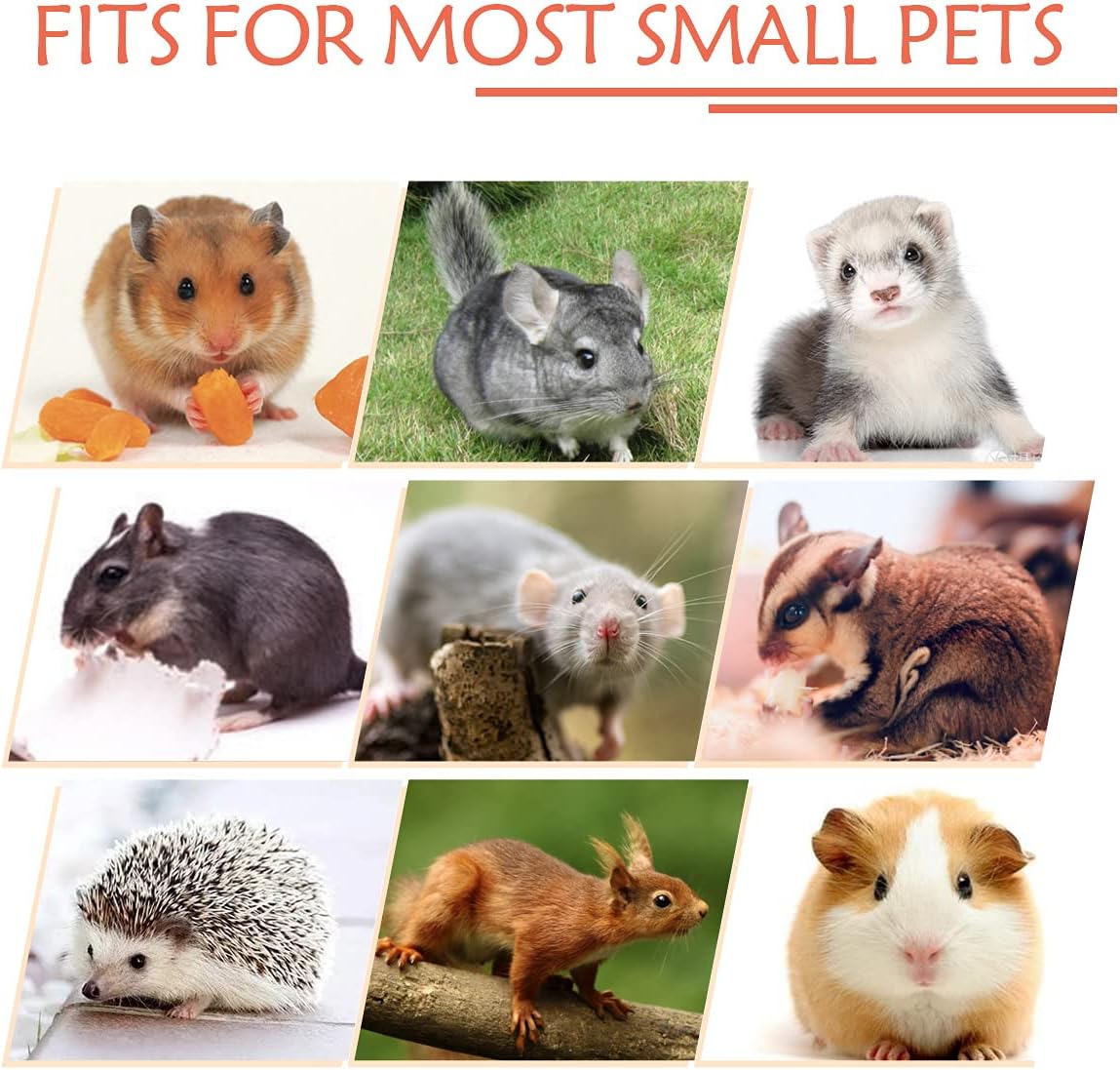 LEFTSTARER Triple-Layer Sugar Glider Hammock, Small Pet Cage Hammock, Sugar Glider Cage Accessories Hamster Bedding Small Animals Bed for Chinchilla Parrot Ferrets Rat Playing Sleeping (Yellow Duck)