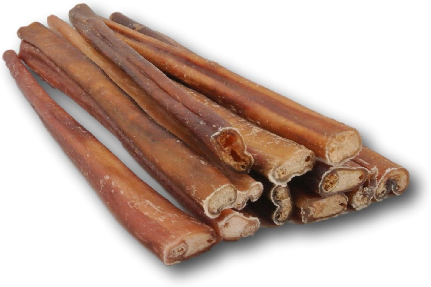 Top Dog Chews - 12 Inch Bully Sticks 50 Pack- Long Lasting, Free Range, All Natural Dog Treat, Single Ingredient, Rawhide Free, Great for Aggressive Chewers, Bulk Dog Treats.
