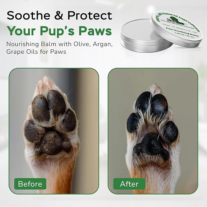 Dog Essentials Starter Kit - New Puppy Kit with Pet Wipes, Paw Balm, Dental Teeth Cleaning Wipes and Poop Bags Set - Complete Dog Kit for Travel, Camping & Gift Set