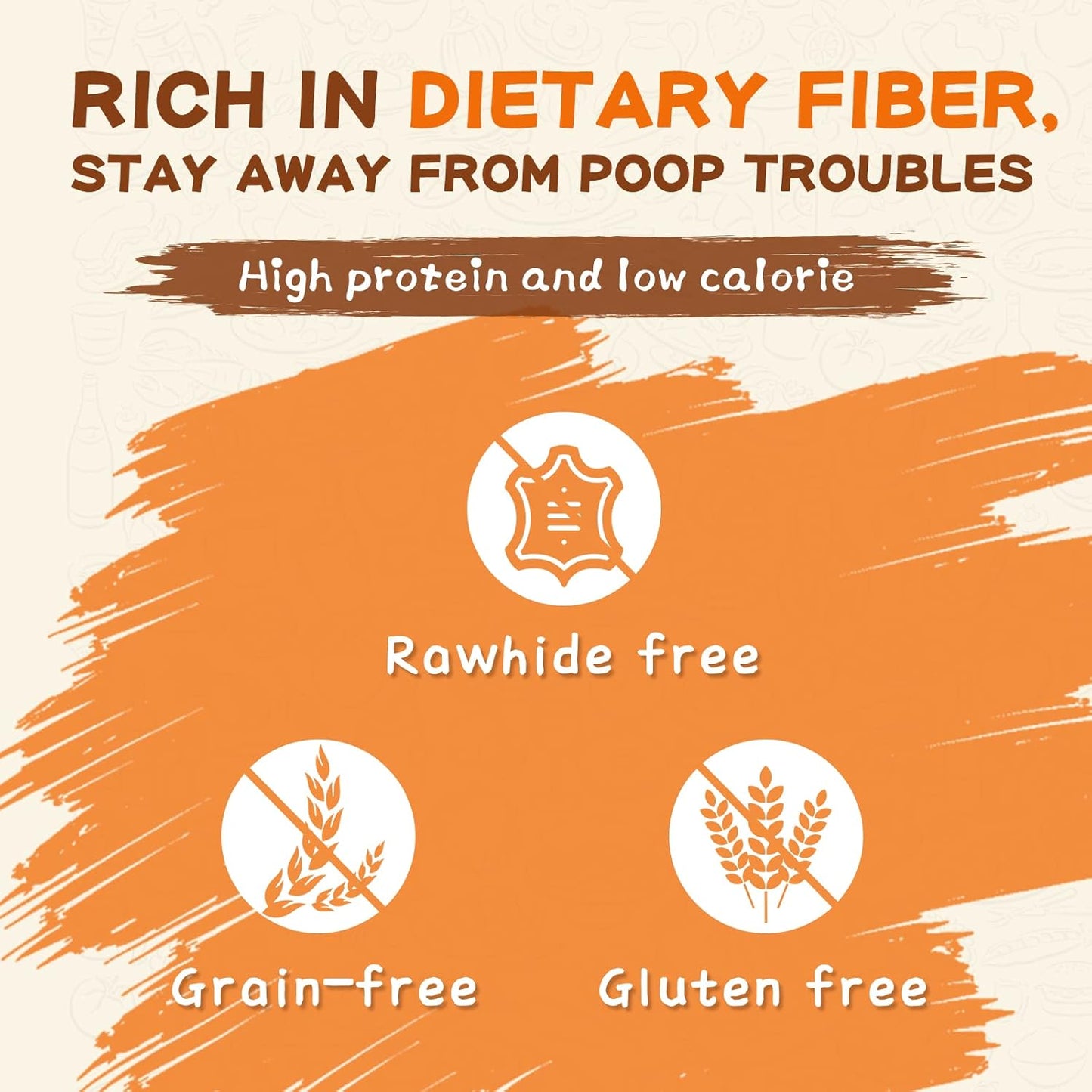 PAWUP Dog Treats Chicken Wrapped Banana Slice, Rawhide and Gluten Free, w/Taurine Low Fat Healthy Chewy Training Treats, for Small Medium Large Dogs, 12.5 oz