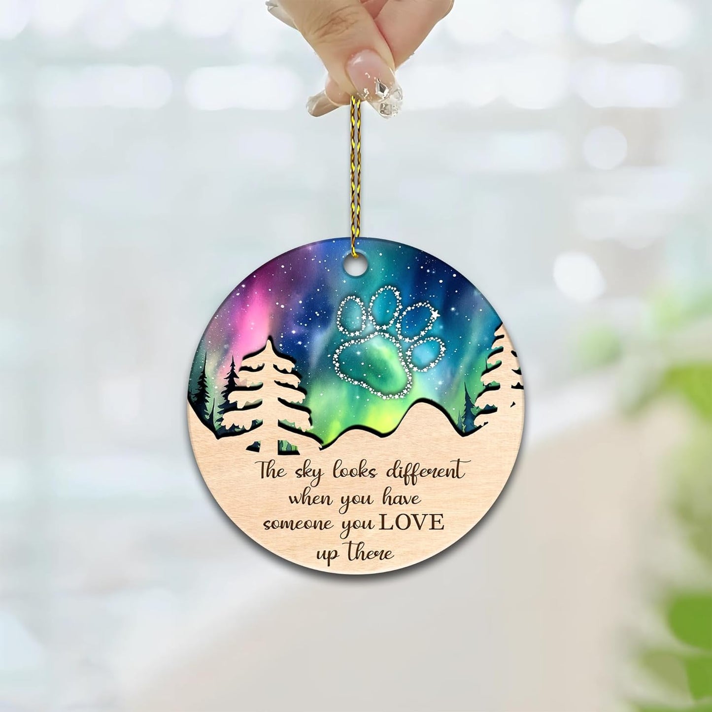 Hyturtle Pet Memorial Suncatcher Gifts for Loss of Dog Cat - Pet Loss Suncatcher - Dog Memorial Gifts for Loss of Dog, Dog Cat Memorial Ornament Loss of Pet Sympathy Gift - Pet Passing Away Gifts