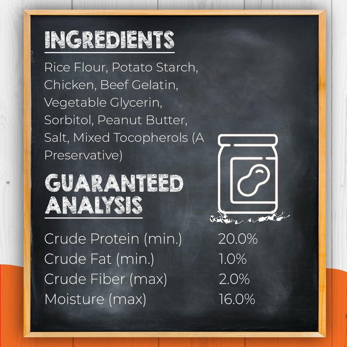 Canine Naturals Peanut Butter Chew - 100% Rawhide Free Dog Treats - Made with Real Peanut Butter - All-Natural and Easily Digestible - 2 Pack of 9 Inch Extra Large Rolls for Dogs 75 lbs and Upp