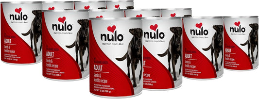 Nulo Grain-Free Lamb & Lentils Recipe Adult Wet Canned Dog Food, 13 Ounce, 12 Cans