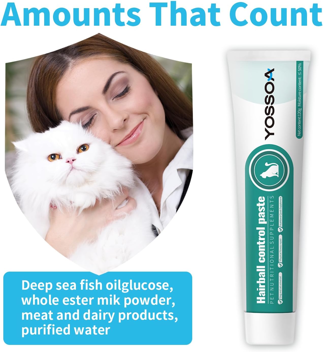 Cat Hairball Remedy, Hairball Remedy Gel for Cats and Kittens Pet, Care Cat Hairball Supplement-Hairball Treatment for Cats Furball Control Relief Remedy & Digestive Support Hair Ball Relief for Cats