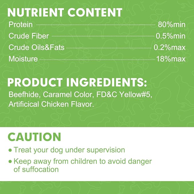 MON2SUN Dog Rawhide Rolls Twist Sticks 6.5 Inch Chew Treats Chicken Flavor 18 Count for Puppy and Small Dogs