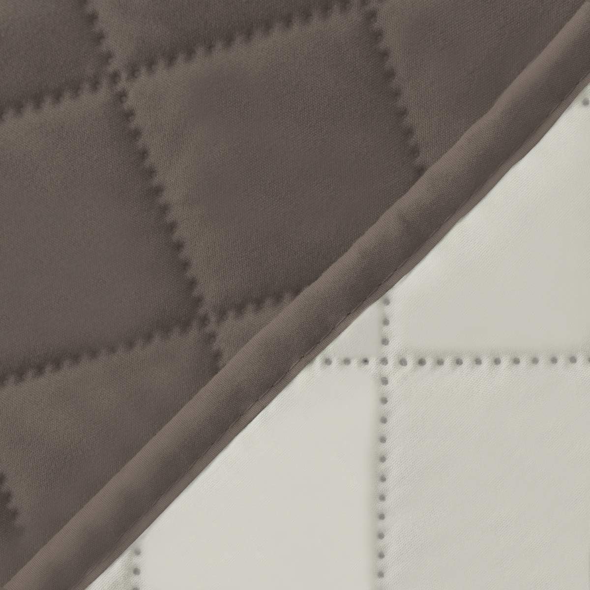 Easy-Going Reversible Couch Cover for 3 Cushion Couch Sofa Cover for Dogs Water Resistant Furniture Protector Cover with Foam Sticks Elastic Straps for Pet Cat (Sofa, Taupe/Ivory)