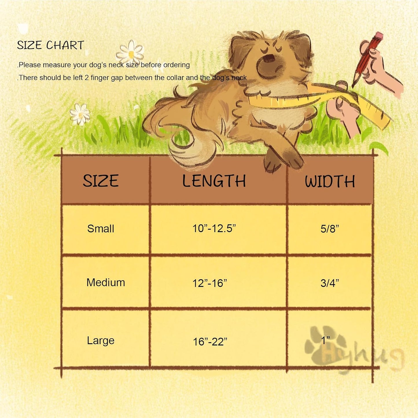 Hyhug Dog Collar for Large Dogs, Heavy Duty Red| Quick Release Nylon Buckle Collar, Adjustable & Durable Pet Supplies for Boy & Girl Dogs (Large, Red)