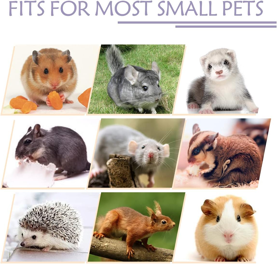 LEFTSTARER Guinea Pig Ferret Rat Hammock Toy Small Animal Cage Accessories Hideout Tunnel & Bunkbed Hammock for Rat Ferret Guinea Pig Hamster Sugar Glider Chinchilla