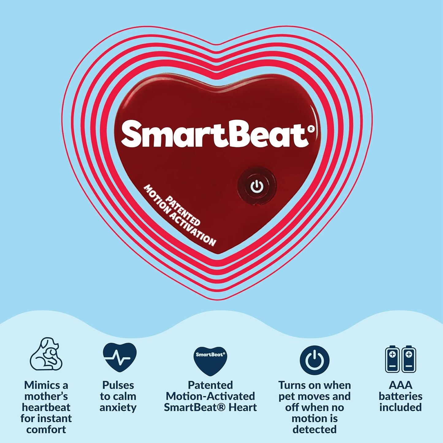 Original Snuggle Puppy Toys - Heartbeat Puppy for Dogs - Pet Anxiety Relief and Calming Aid - Comfort Dog Toys for Behavioral Training