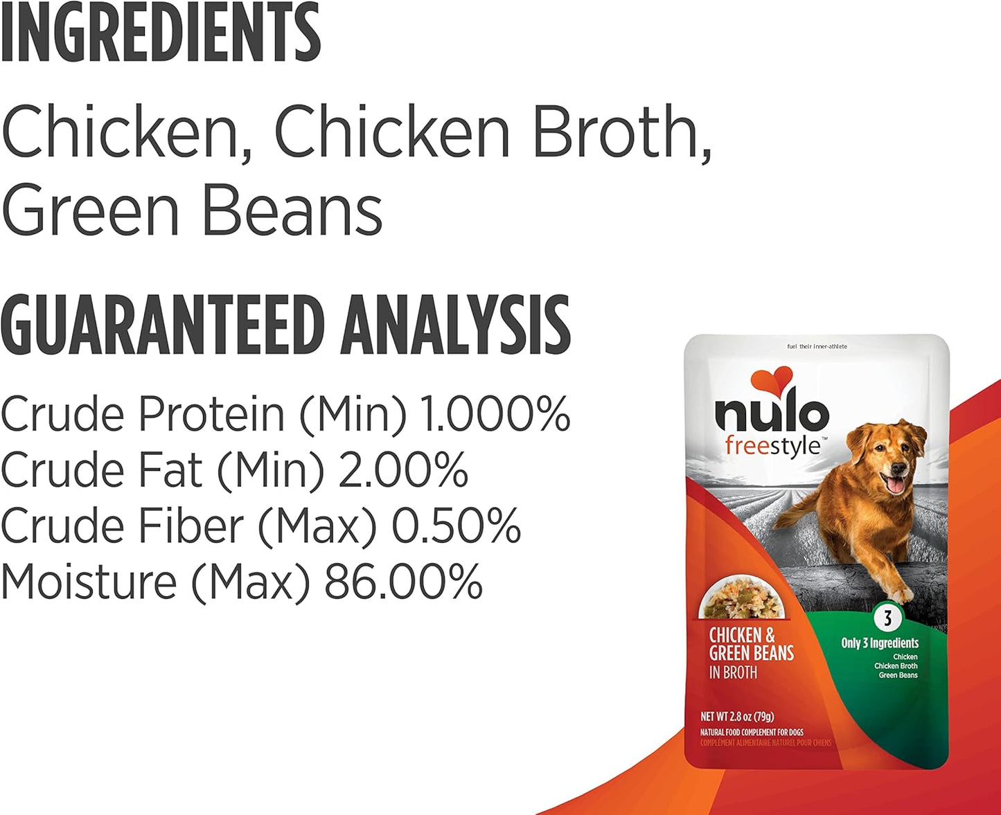 Nulo Freestyle Variety Flavor Real Meat Grain-Free Premium Puppy & Dog Food Topper, 2.8 Ounce (Pack of 6)