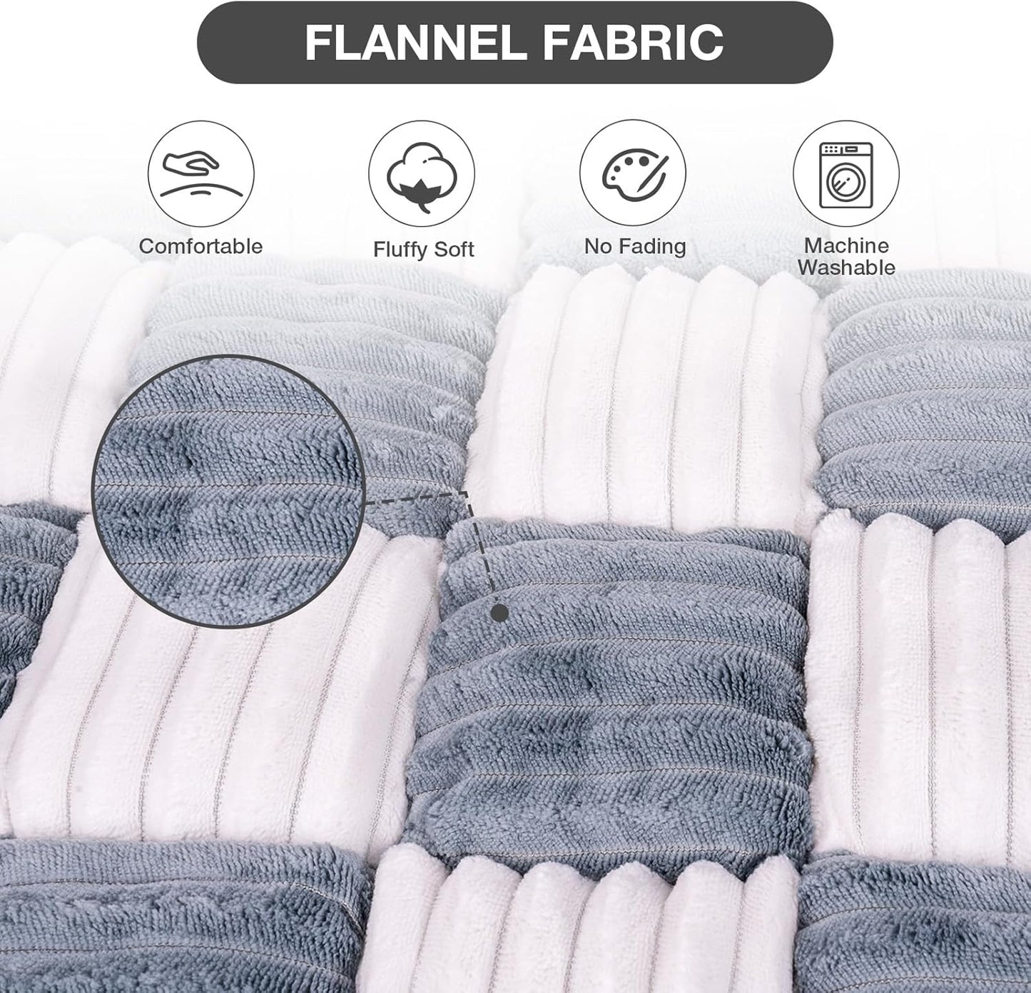 Dog Couch Cover Protector, Dog Bed Mat for Couch Washable Pet Bed Cover, Large Dog Blanket Pet Friendly Sofa Cover, Blue-Grey, 27 * 59 ''