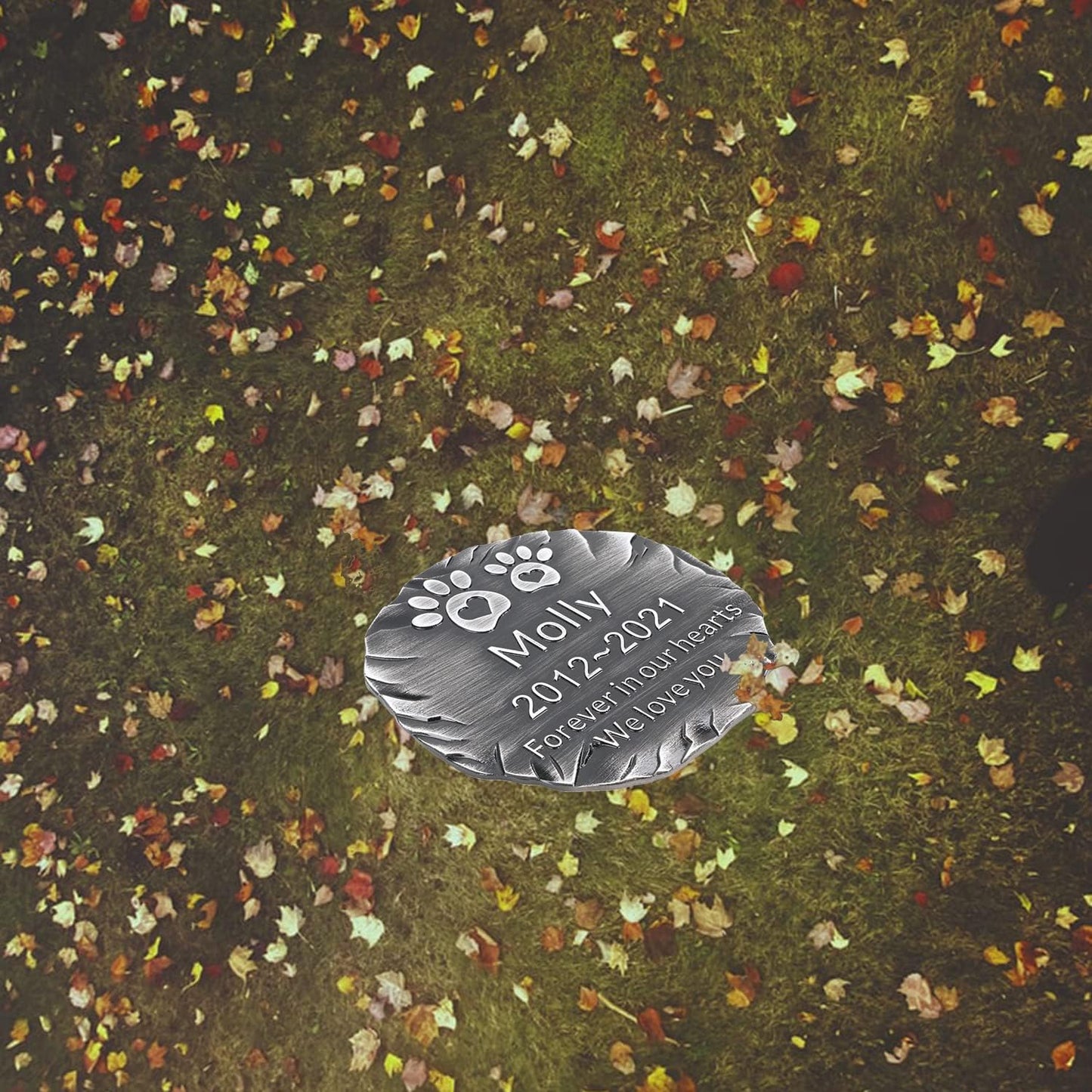 Pet Memorial Stone Cat Dog Pet Memorial Personalized Pet Grave Markers Customized Pet Grave Markers with Pet Name are a Sympathy Gift for The Loss of a Pet (Acrylic)