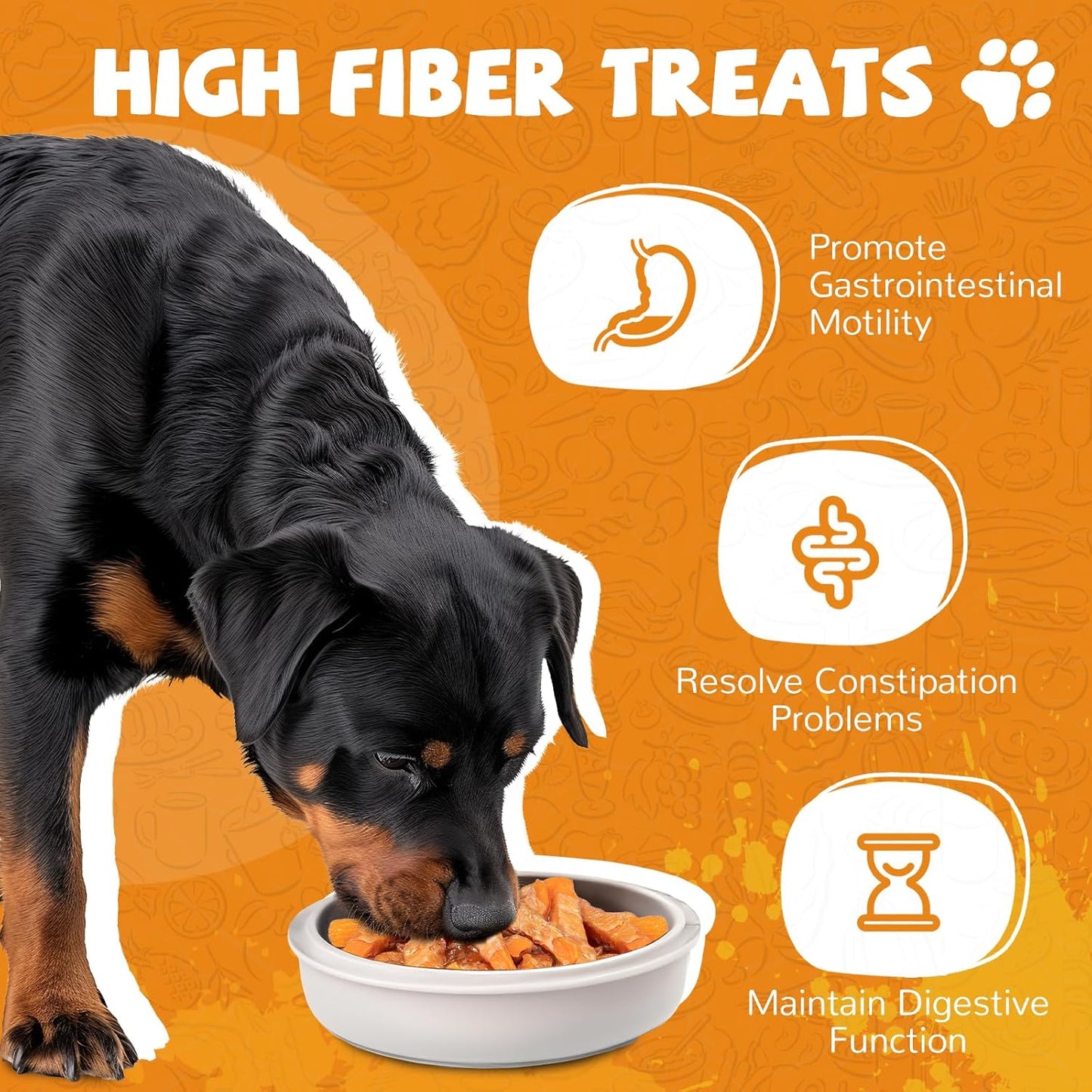 Dog Treats Chicken Jerky Wrapped Sweet Potato, Natural Ingredients w/Taurine, Grain Free Dog Treats, 12.5 oz