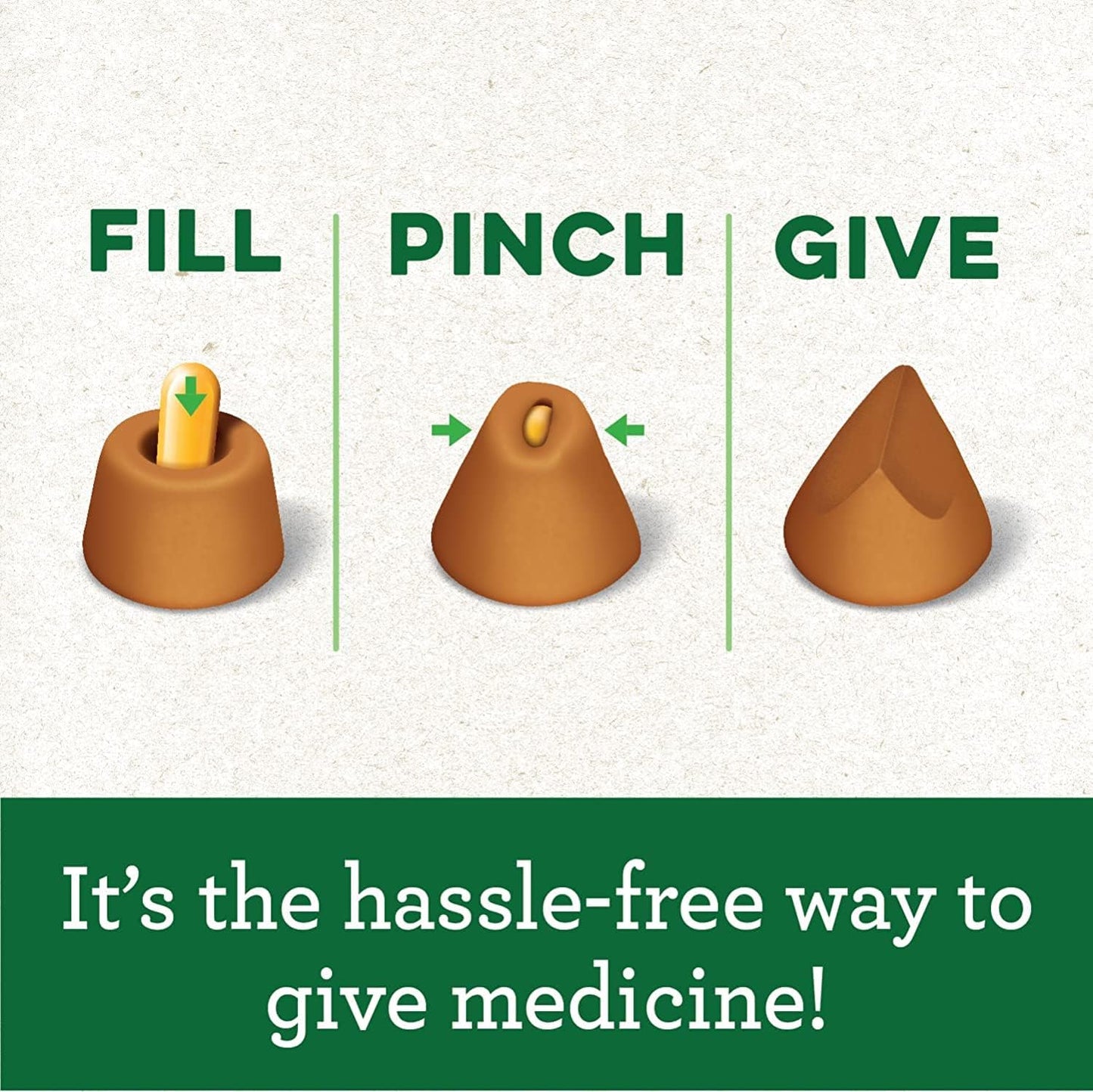 Greenies Feline Pill Pockets Treats for Cats Chicken Flavor - 1.6 oz. 45 Count (Pack of 6)