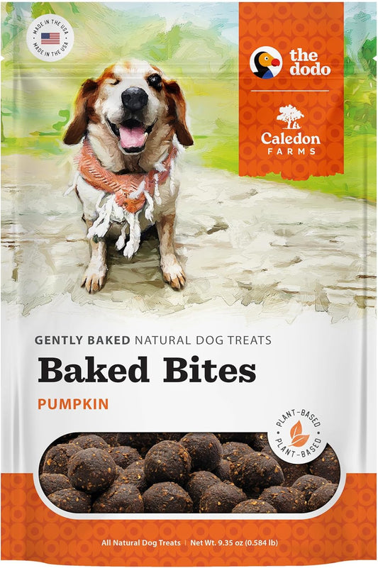 Caledon Farms The Dodo Baked Bites - Pumpkin 9.35oz, Dog Treats, Soft & Chewy