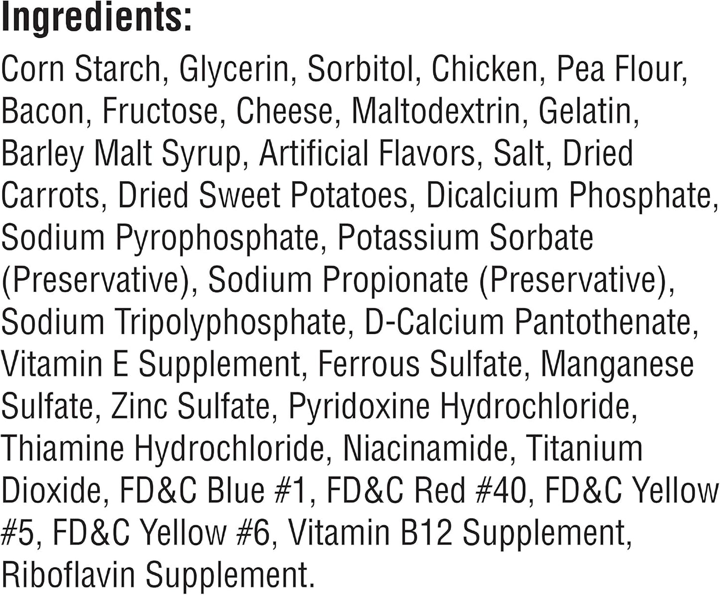 DreamBone Mini Chews, Made with Real Bacon and Cheese Flavor, Rawhide Free Dog Chews, 24 Count