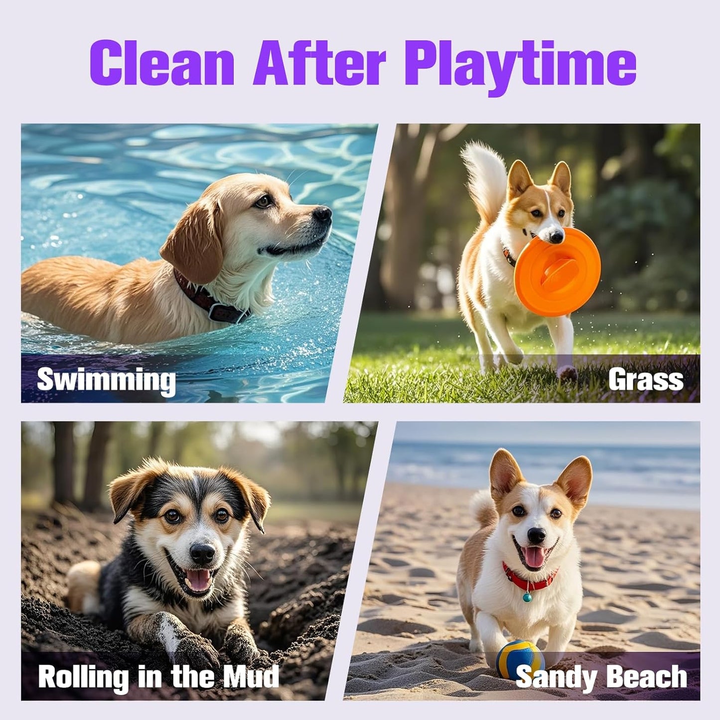 Dog Ear Wipes,Gently Remove Ear Wax & Dirt,Relieve Ear Itching Fresh Coconut Scent, All Natural Ingredients Dog Ear Cleaning Wipes - 50 Count