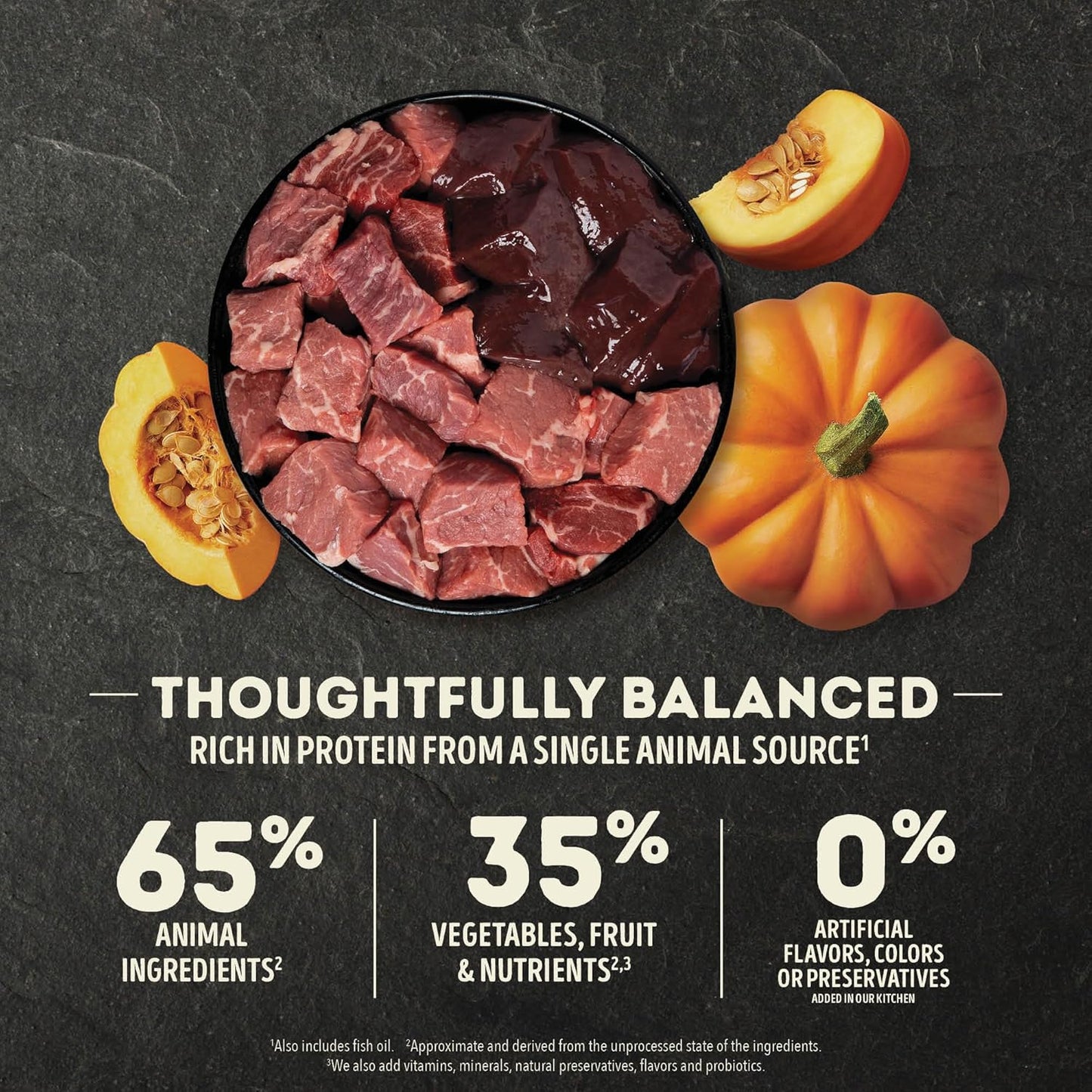 ACANA Singles Limited Ingredient Grain Free High Protein Dry Dog Food Beef & Pumpkin Recipe 13lb Bag