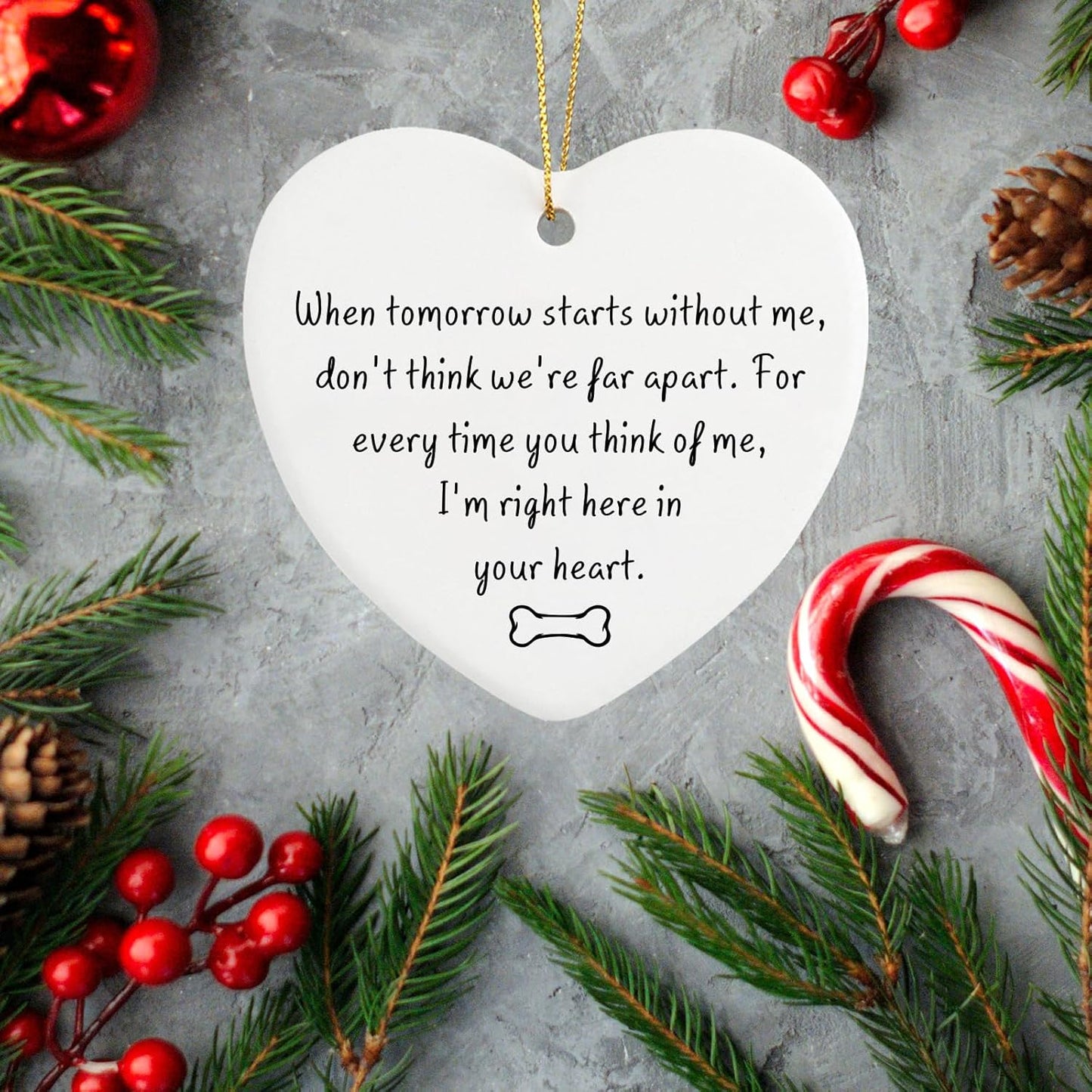 Pet Memorial Gifts for Dogs Ornament Keepsake Sign Heart Plaque Condolence Gift Dog Pet Loss Gift Bereavement Gifts Loss of Dog Sympathy Gift Remembrance Gift