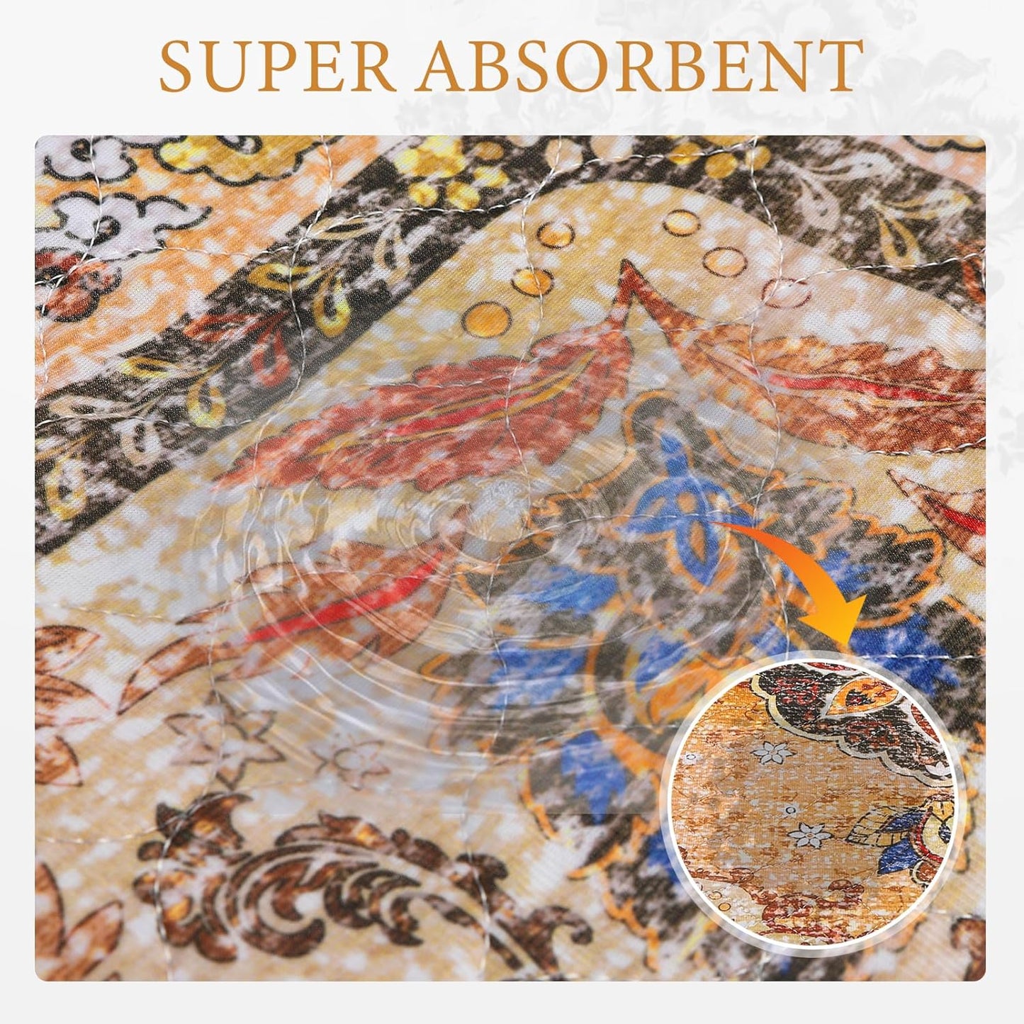 Homimp Washable Pee Pads for Dogs, 2 Pack Reusable Puppy Pads Waterproof, Absorbent and Leakproof Dog Pee Pads, Non Slip Puppy Training Pads, Pet Mat for Floor,Crate,Couch,Whelping,Khaki, 36"x36"