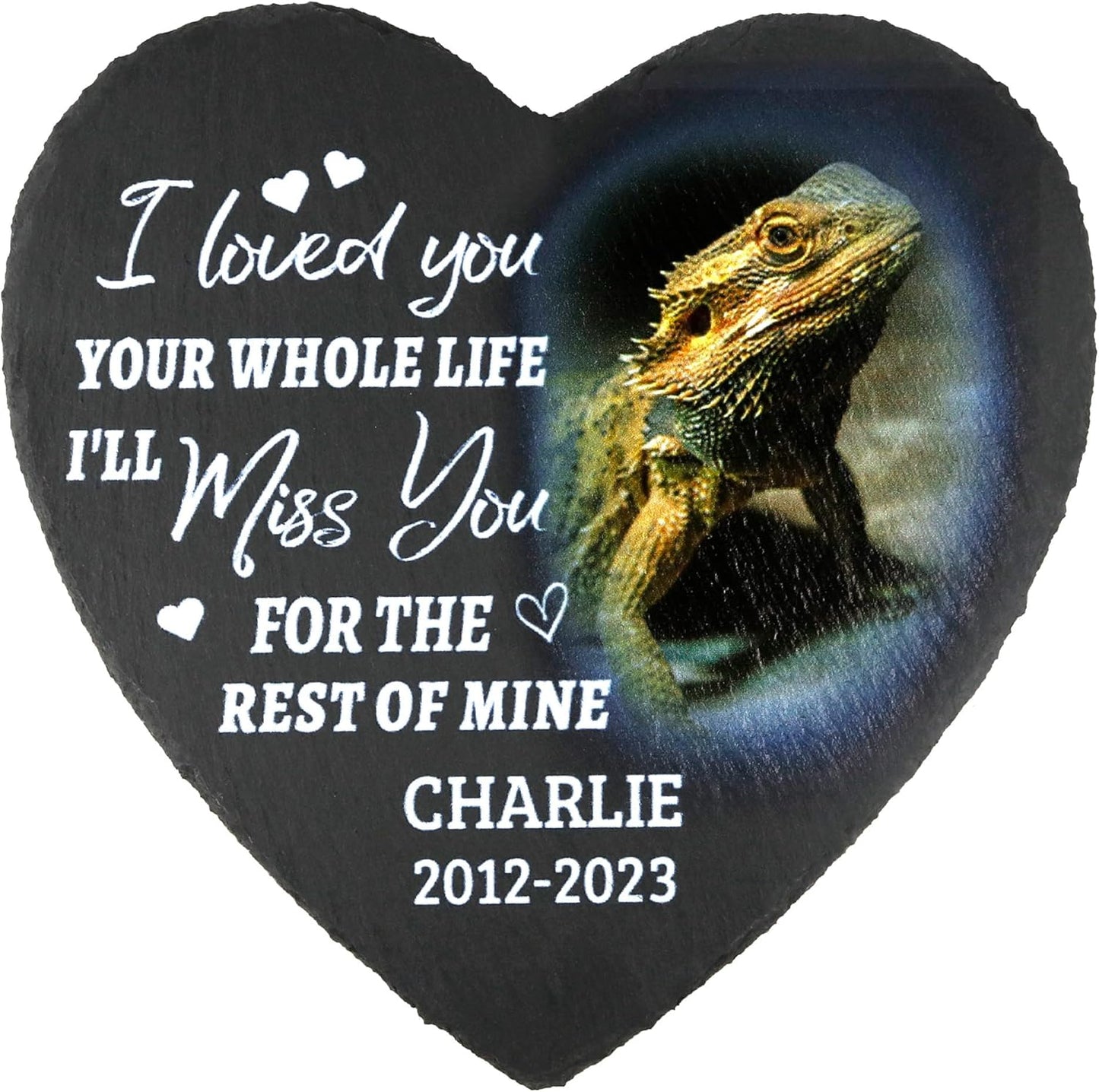 ODB Gifts for Loss of Gecko, Gecko Memorial Stone, Gecko Memorial Gifts, Gecko Loss Gifts, Gecko Head Stones, Cemetery Decorations for Grave, Lizard Grave Marker, Gifts for Gecko Lovers (Gecko)