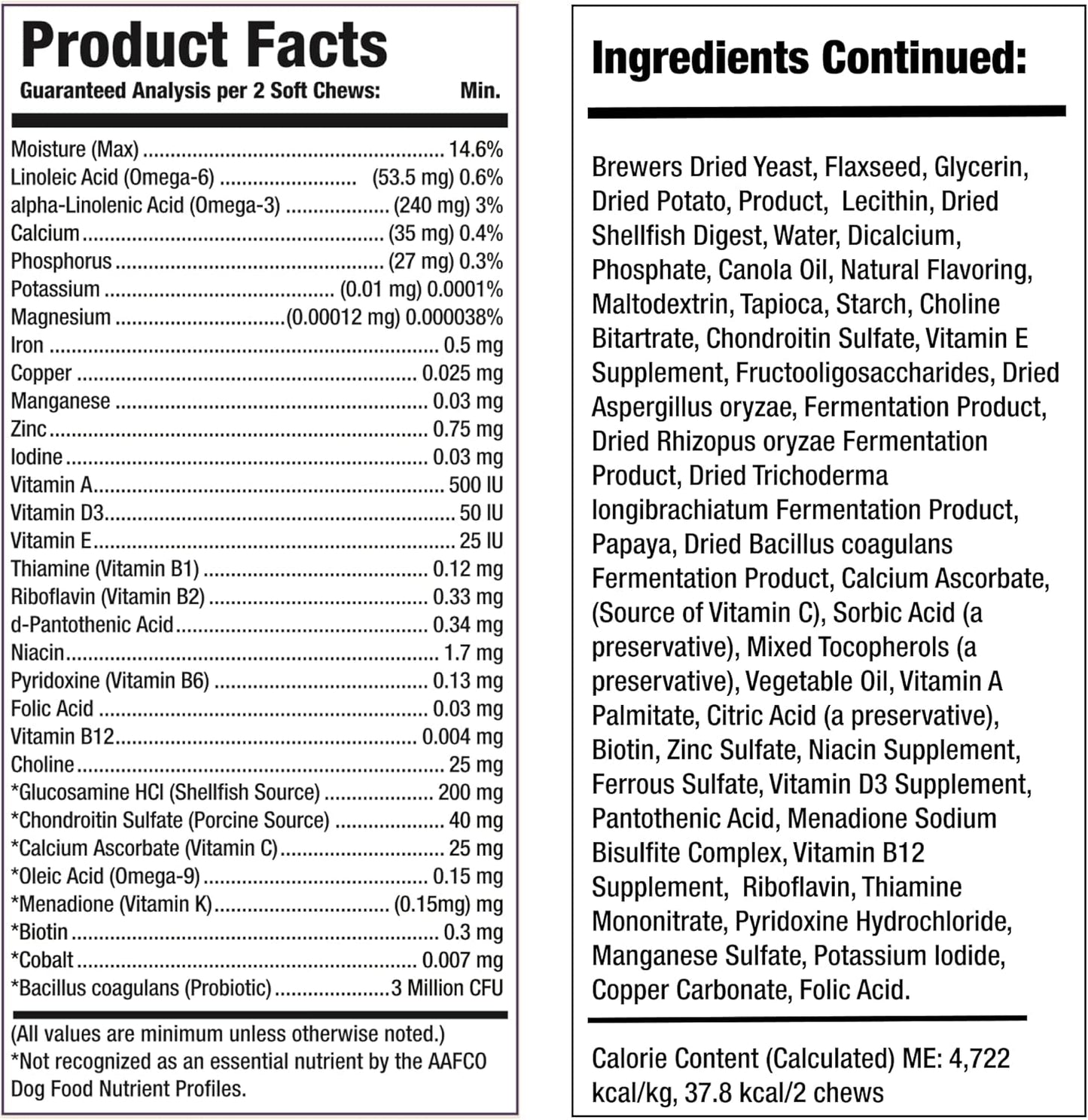8-in-1 Multivitamin Dog Supplement by Larry | Heart, Digestion, Liver, Skin, Coat, & Joint Support Supplement for Dogs | with Vitamins, Minerals, Omegas, & Glucosamine Chondroitin | 120 Soft Chews