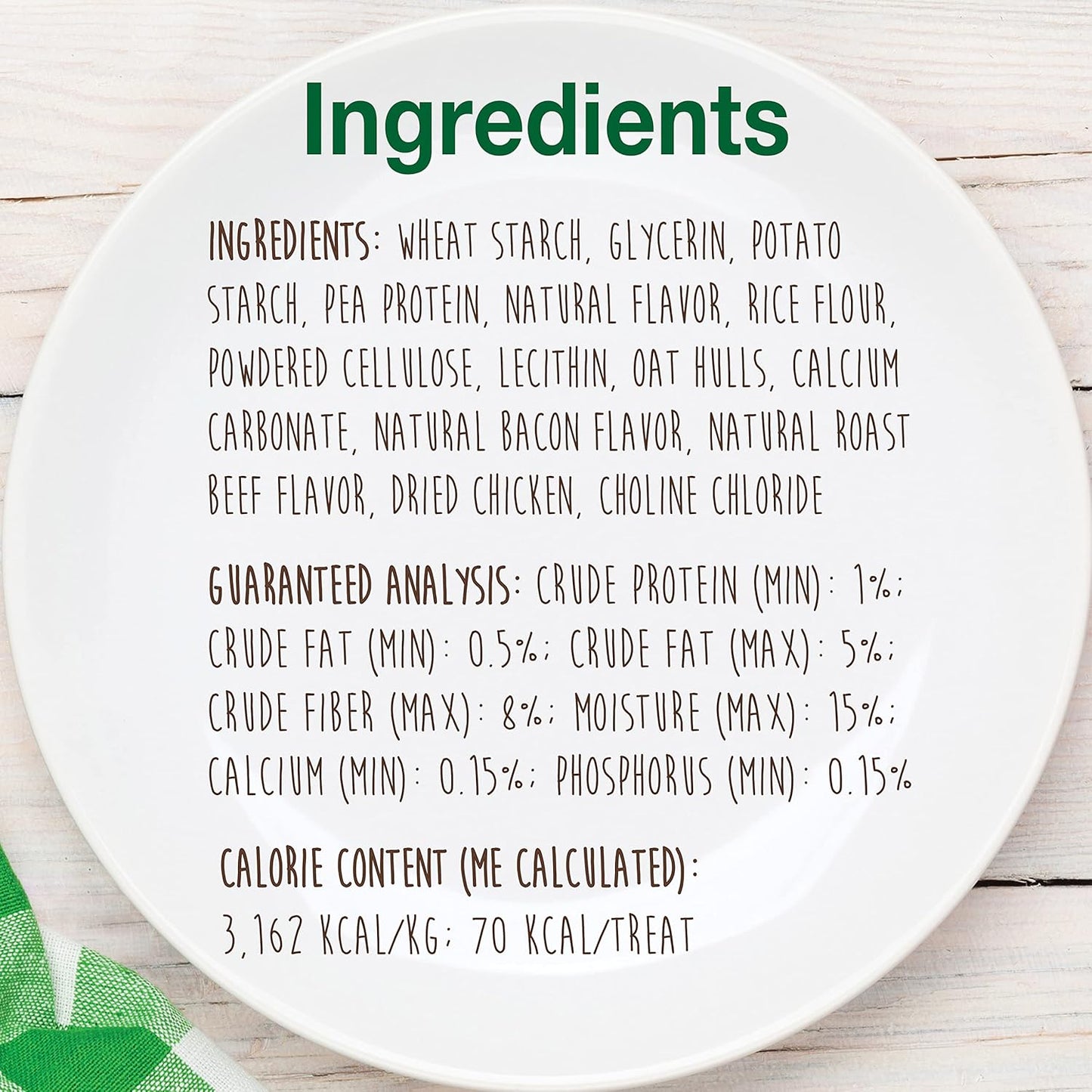 Nylabone Healthy Edibles Natural Dog Chews Long Lasting Bacon Flavor Treats for Dogs, X-Small/Petite (8 Count)