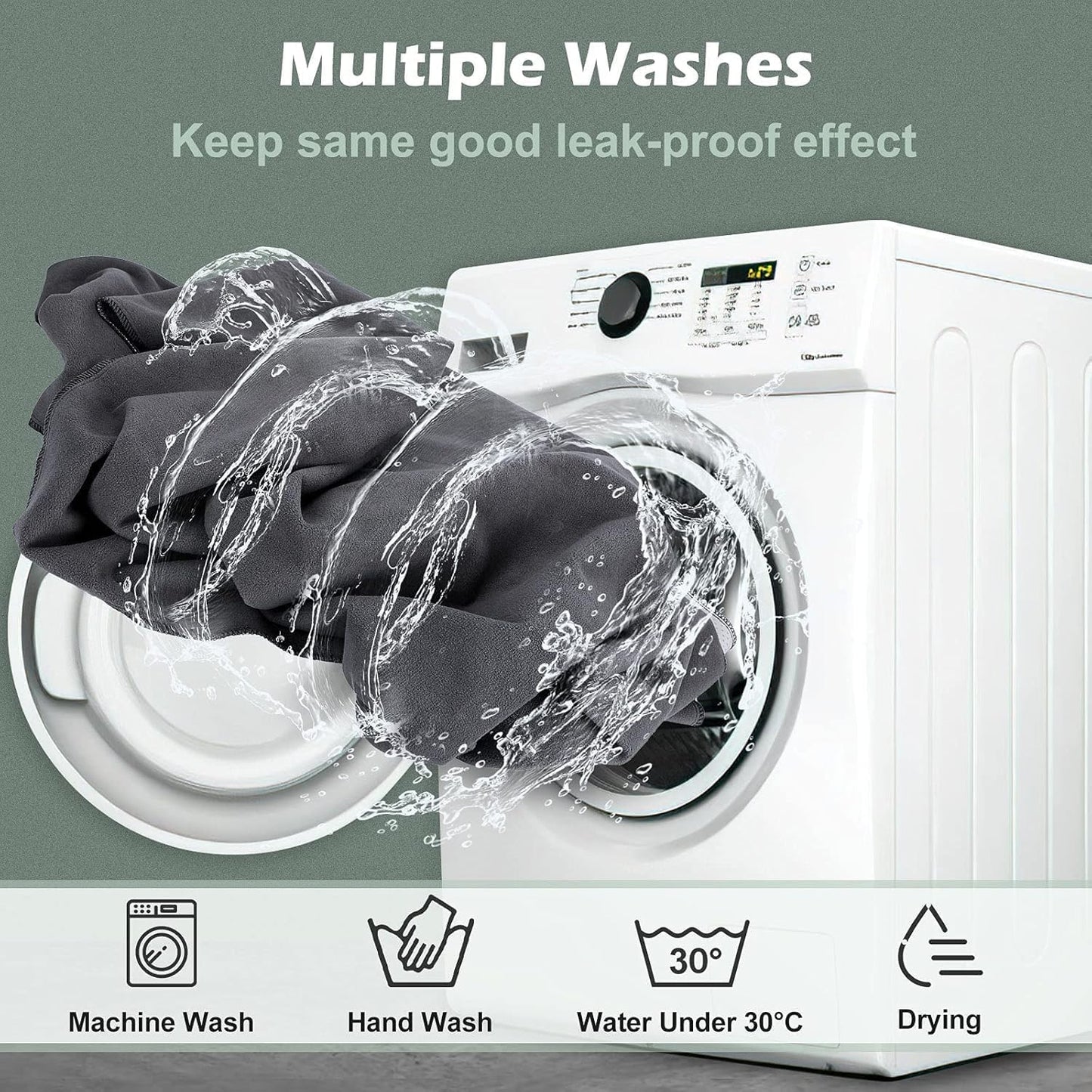 INVENHO Washable Pee Pads for Dogs 65"x48" Reusable Dog Pads Large Upgrade Non-Slip Dog Pee Pads Heavy Absorbency Puppy Pee Pads Quick Dry Whelping Pads/Waterproof Puppy Training Pad